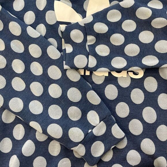 Adidas Blue Polka Dot Sweatshirt - Picture 6 of 10